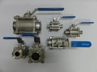 Van bi inox vi sinh 3 thân dài 316