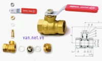Ball valve lever Miha