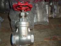 Stainless steel gate valve screwed